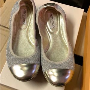 Jimmy Choo flats, 8.5
